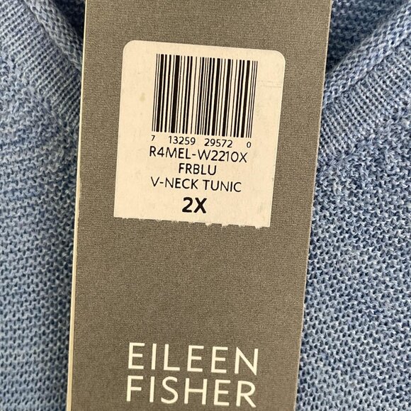 NEW Eileen Fisher Sweater Womens Plus 2X 100% Merino Wool Tunic Knit Pullover - Picture 5 of 12